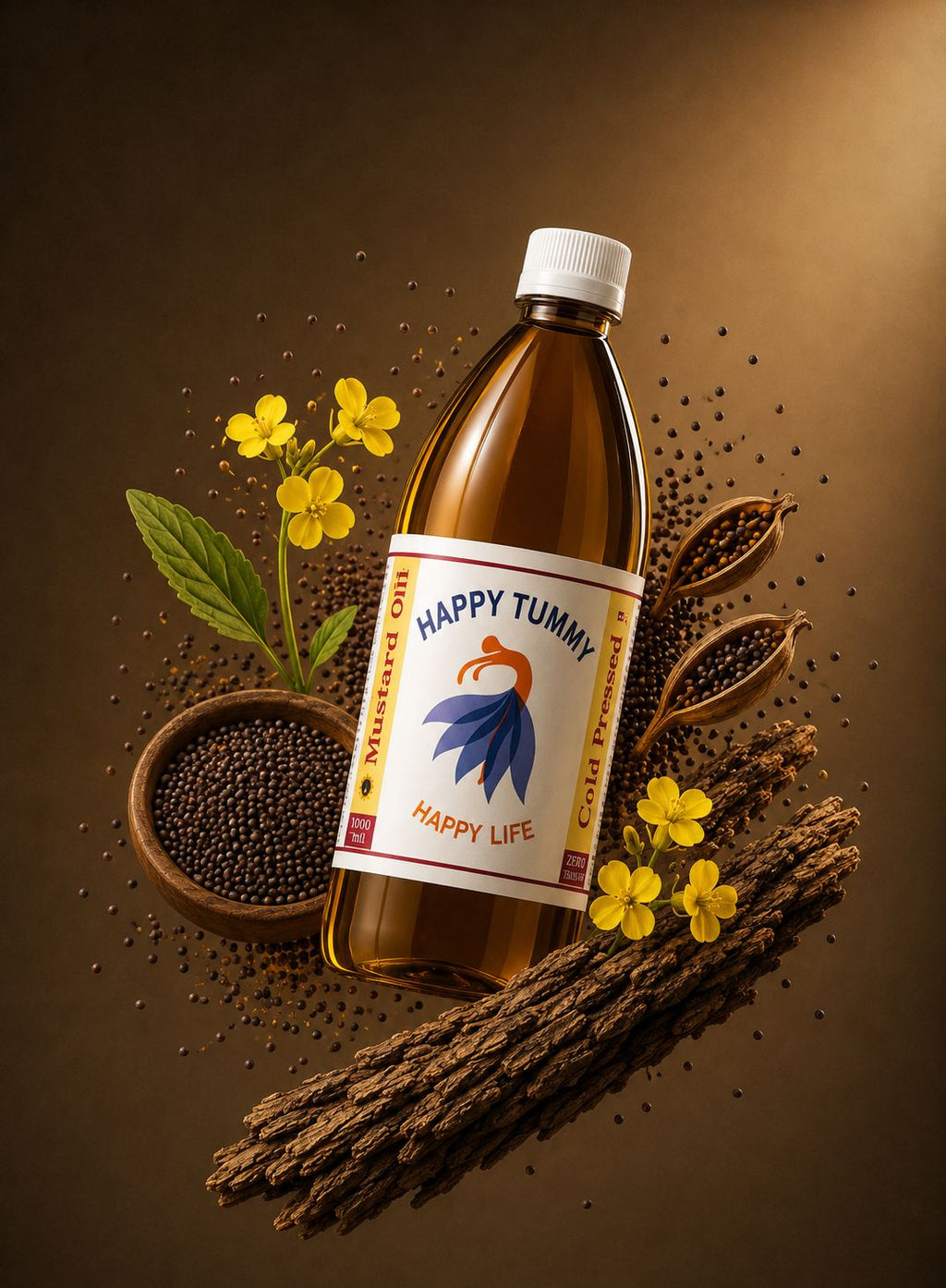 Mustard Oil (Kachi Ghani)