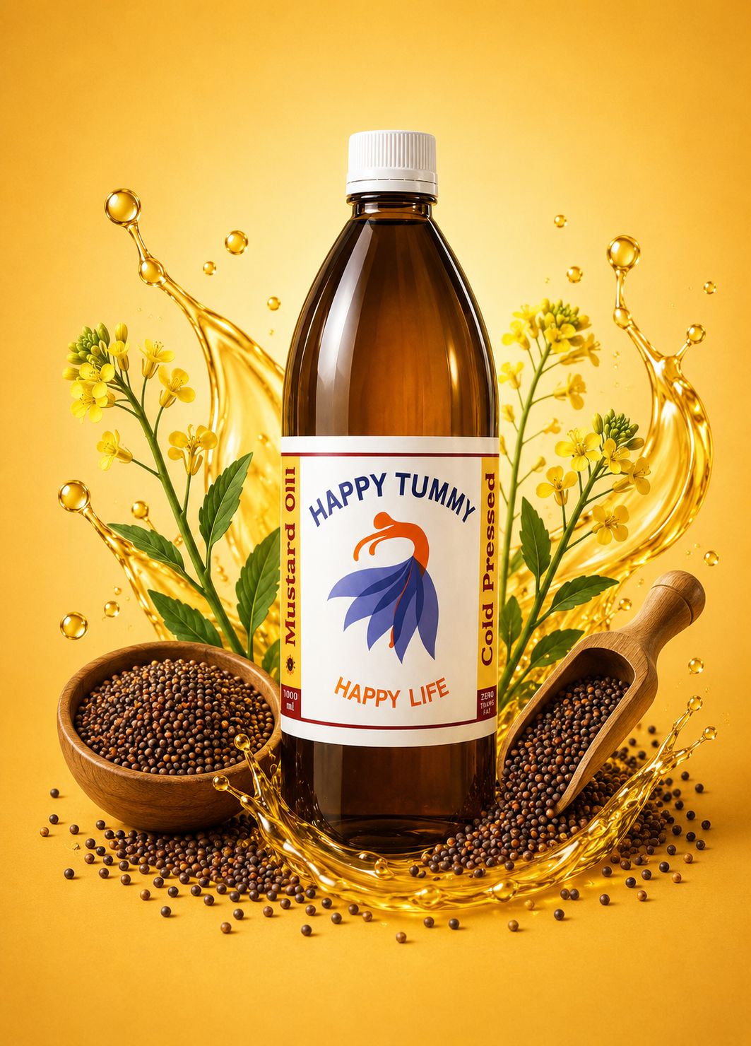 Mustard Oil (Kachi Ghani)